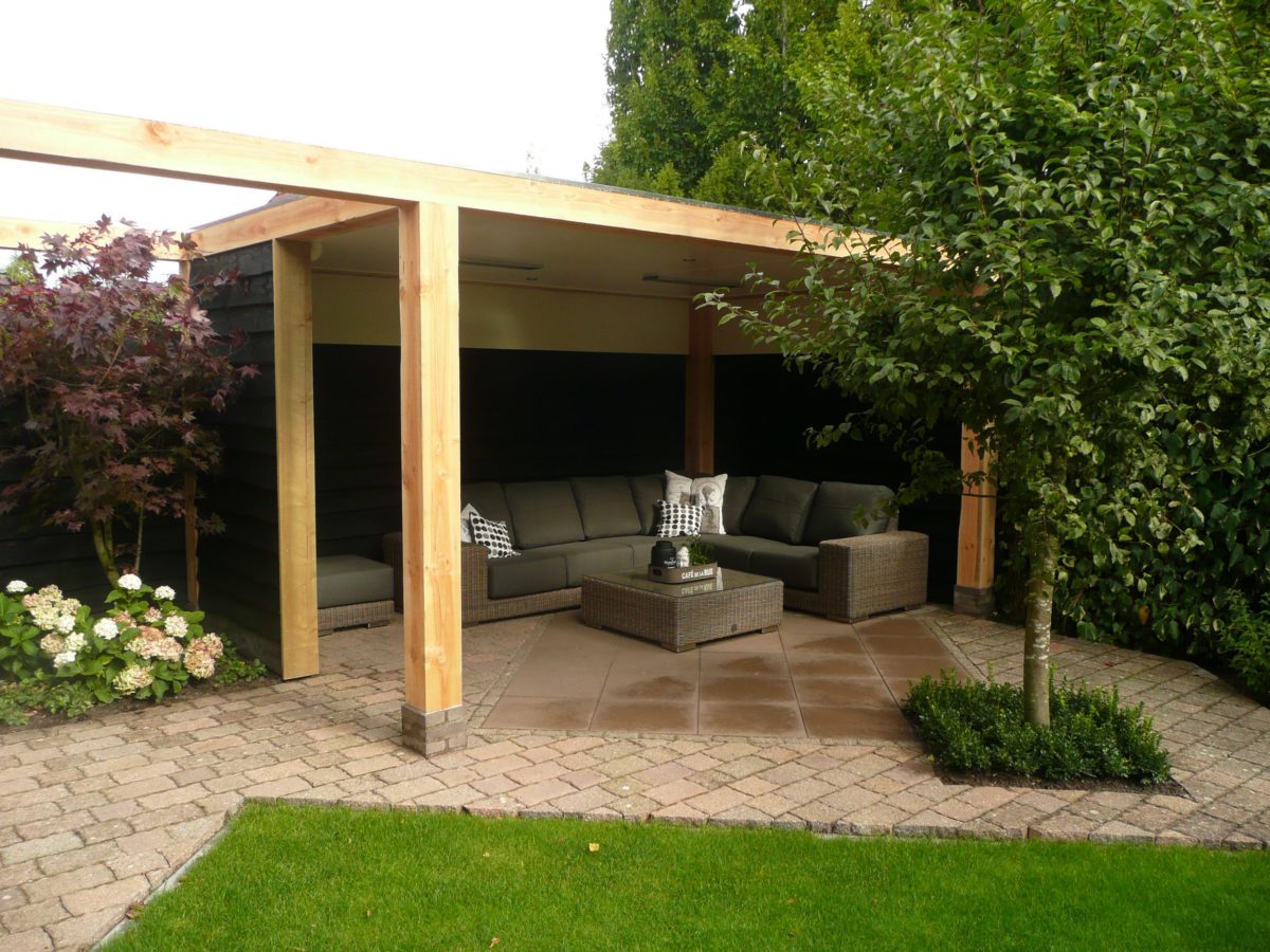 Pergola met overkapping